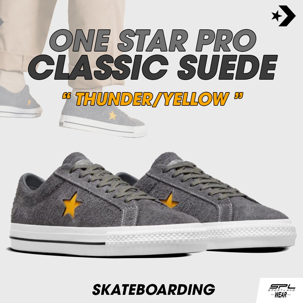 Converse คอนเวิร์ส รองเท้า รองเท้าผ้าใบ รองเท้าหนังกลับ M One Star Pro OX A05324CH3GYXX (3500)