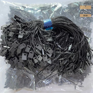 NEW (ห่อใหญ่ 1000 เส้น+-) เชือกโพลีเอสเตอร์แบบมีตัวล็อคพลาสติก เป็นเชือกสำหรับห้อยป้ายแท็กสินค้า