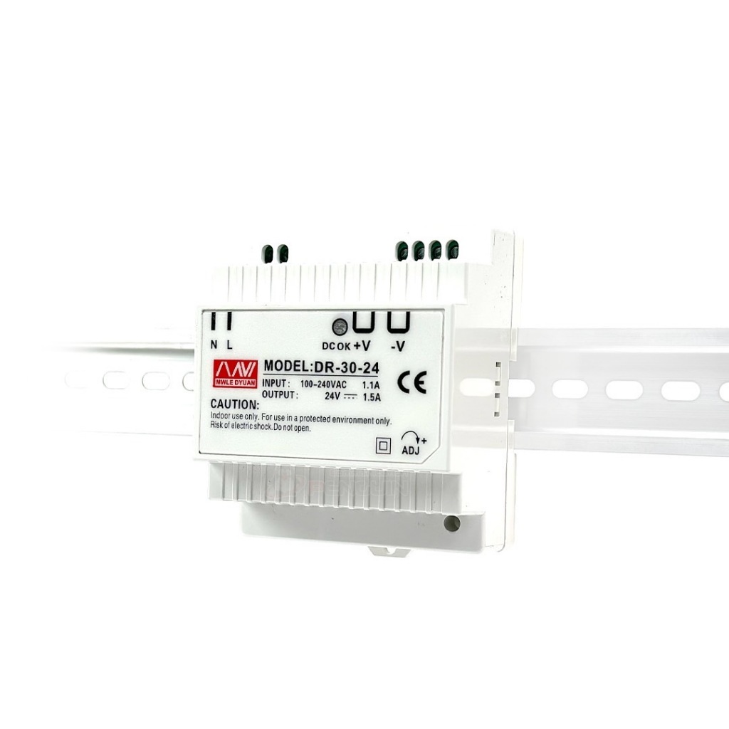 DR-30-24 Rail Type Switching Power Supply 24V (1.5A) 30W