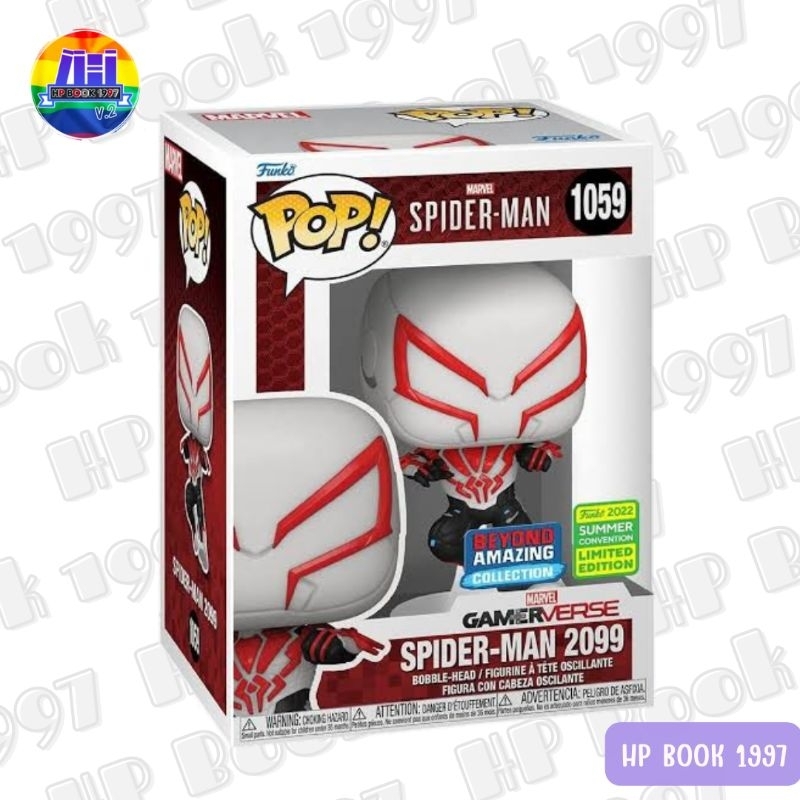 Funko Pop Marvel Spider-Man - Spiderman 2099 - Beyond Amazing Collection - SDCC2022 Exclusive #1059 : สไปเดอร์แมน โมเดล