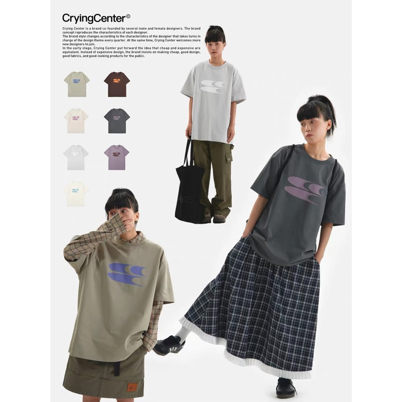 CryingCenter เสื้อยืดคอกลม Classic Logo T-Shirt 2024