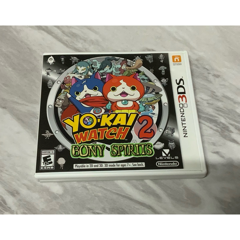 [มือสอง] แผ่นเกมส์ Nintendo 3DS โซน US : Yo-Kai Watch 2 Bony Spirits