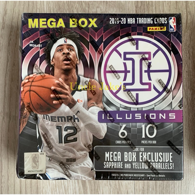 2019-20 Panini Illusions NBA Basketball Mega Box (60 cards)