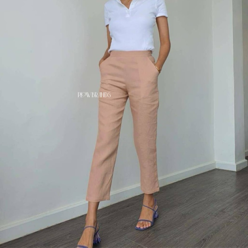 PLOWBRANDS - PC0014 "Lady pant" รูดซิปหลัง : รวมสี ขอสงวนสิทธิ์งดเปลี่ยน/คืนเงิน ทุกกรณี