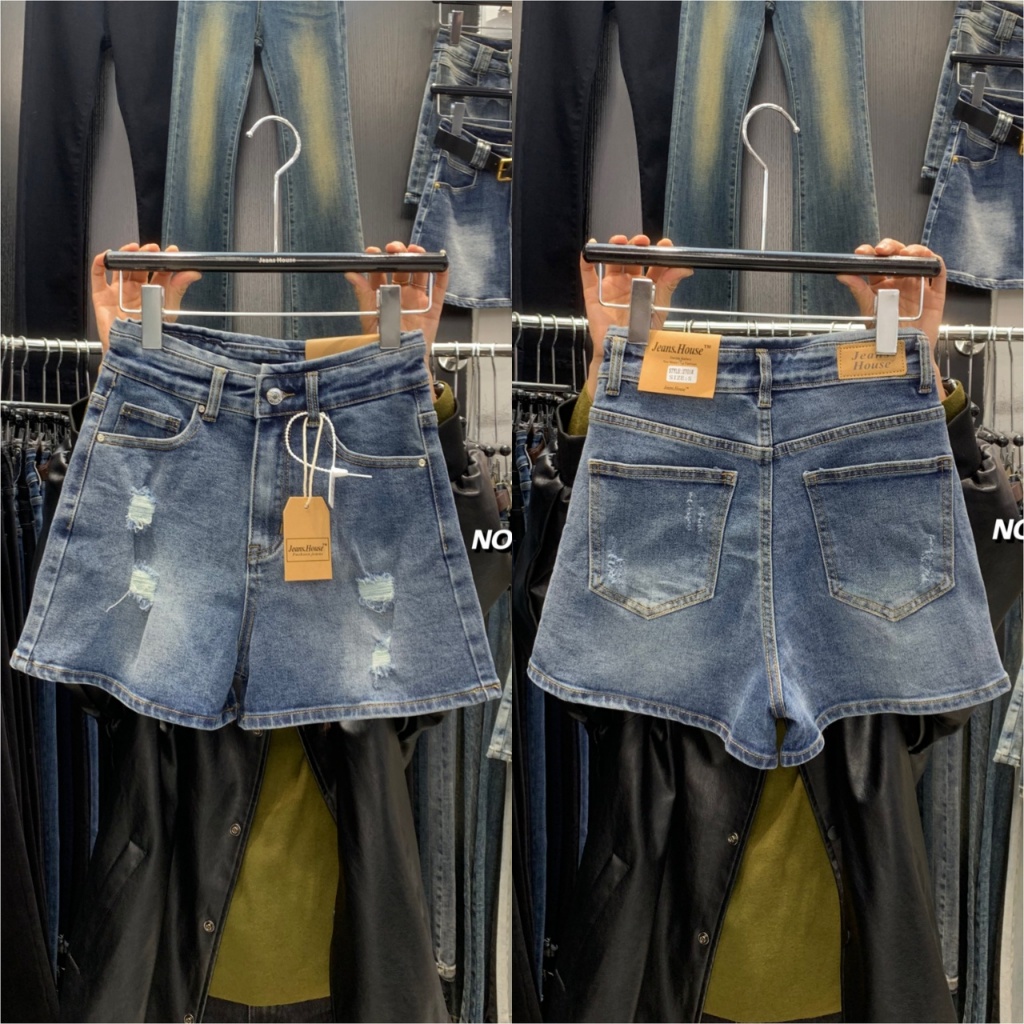JH2701# กางเกงยีนส์ขาสั้น