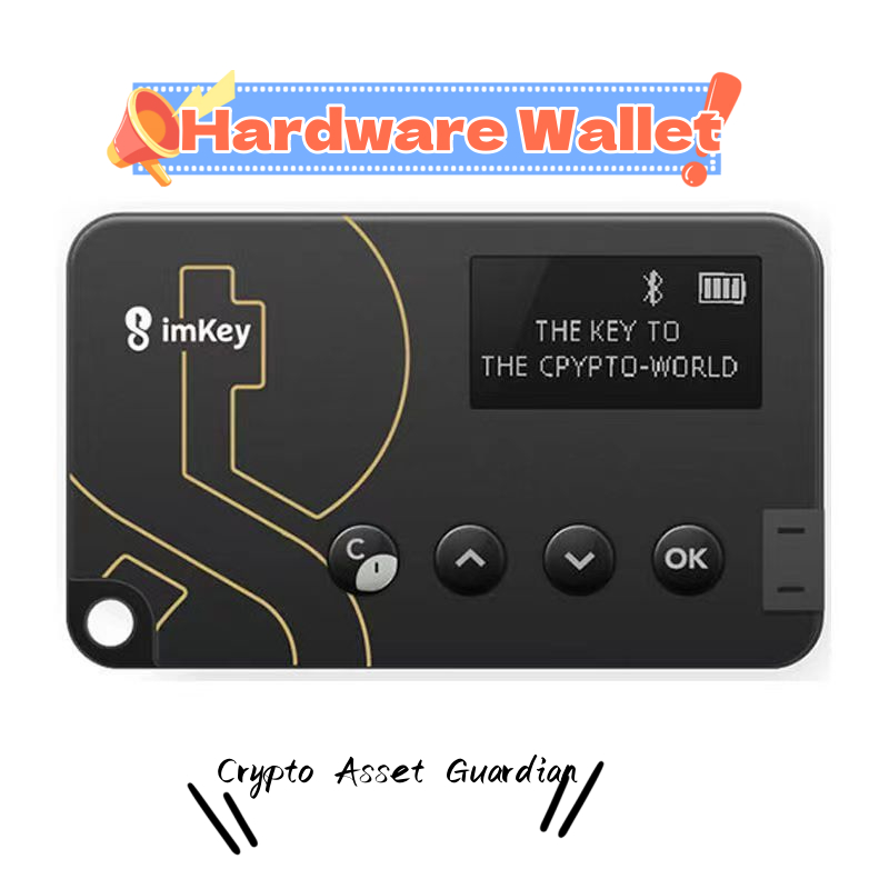 ImKey Pro Black Gold Edition [Intelligent Hardware] imKey Official Authorized Hardware Wallet imToke