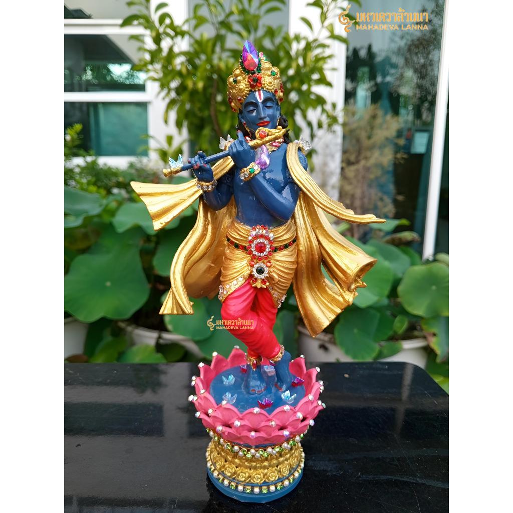 พระกฤษณะ (Krishna) เนื้อสีพิเศษ Dark Blue