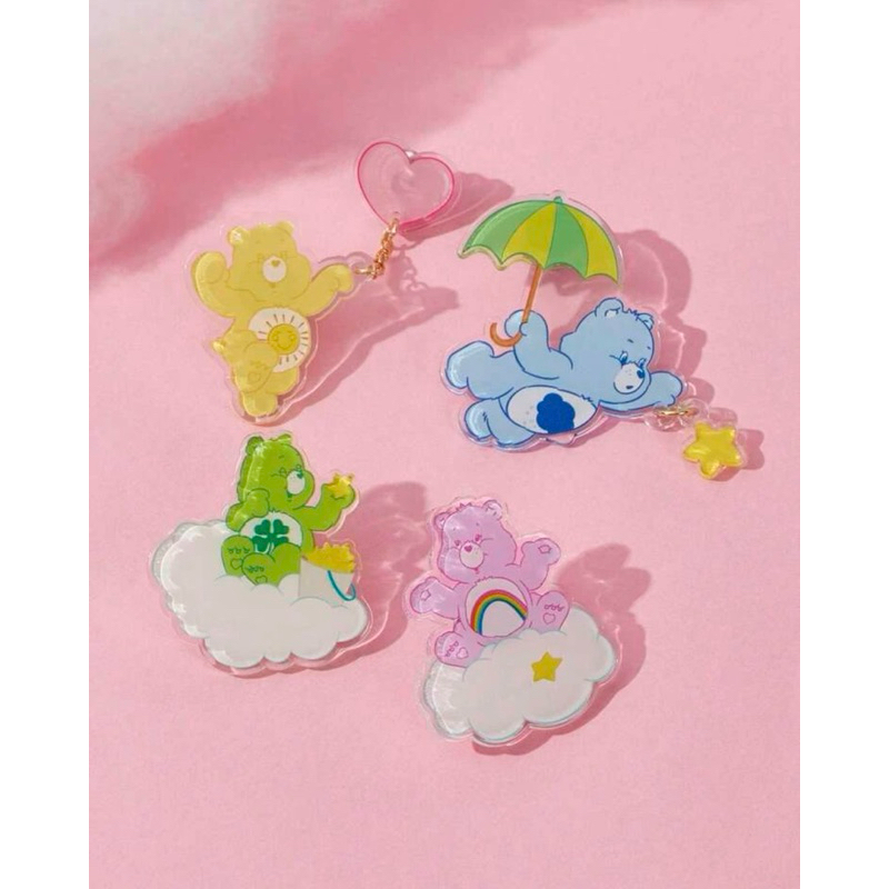 [พร้อมส่งจากไทย] เข็มกลัดแคร์แบร์ Care Bears ลิขสิทธิ์แท้ *1set มีทั้งหมด4ชิ้น*