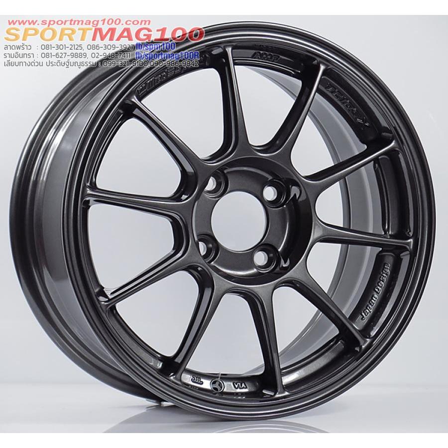 ล้อแม็กซ์ AOW TC105X ขอบ15นิ้ว 4รู100 สีเทา กว้าง7นิ้ว Offset35 [20831]