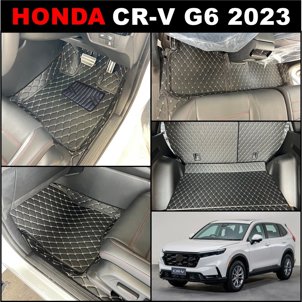 พรมปูพื้นรถยนต์ 6D HONDA CRV-G5 5ที่นั่ง ,CRV-G6 5ที่นั่ง