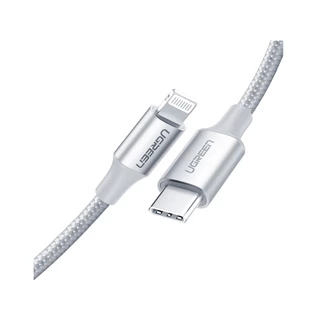 สายชาร์จ Ugreen USB-C to Lightning 2 เมตร Silver White by Studio7