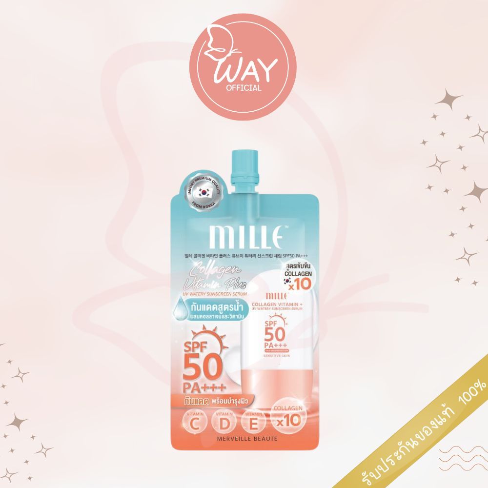 [Exp01/27] มิลเล่ คอลลาเจน วิตามิน พลัส วอเทอรี่ ซันสกรีน 6g Mille Collagen Vitamin Plus Watery Suns