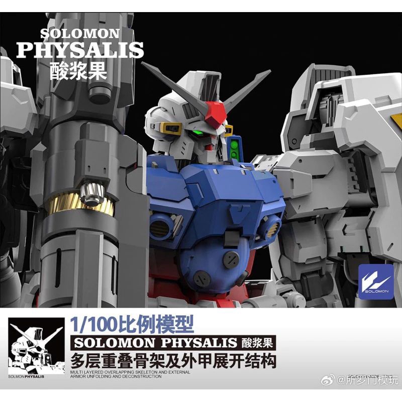 (พร้อมส่ง) Solomon Gundam Mg 1/100 Physalis Gp02 A