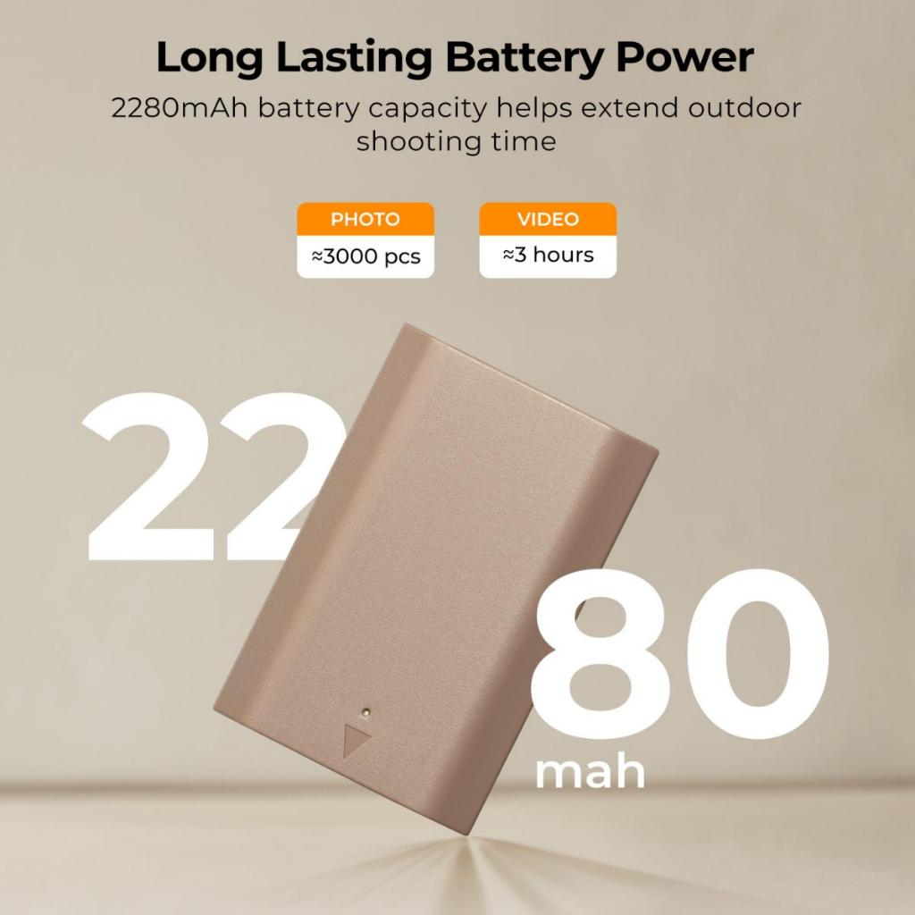 K&F Concept Sony NP-FZ100 (2280mAh) Battery with Type C Direct Chargeable Port Camera Battery Compatible with Sony