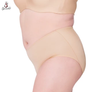 Sgarlet กางเกงในไซส์ใหญ่ไม่เข้าวิน มั่นใจเวลาสวมใส่ ผ้ายืดหยุ่นดีมาก สีเบจ/ดำ MB6001