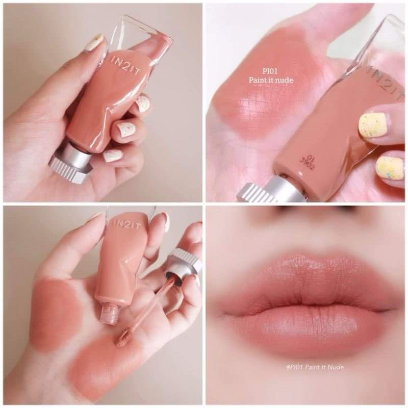 บลัชเนื้อเจลลี่ IN2IT ใช้ได้ ตา แก้ม ปาก สีนู้ด PI01ละมุนมาก ใช้ง่าย สวยผู้ดี ทาได้ทุกวัน สีเดียวทาได้ทั้งหน้าเลย