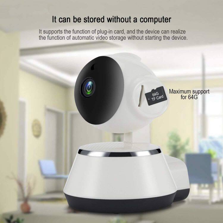 กล้องวงจรปิด wifi อินฟราเรด การติดตามอัตโนมัติสำหรับ ดูออนไลน์จากโทรศัพท์ของคุณ Home Security APP:V380 Pro