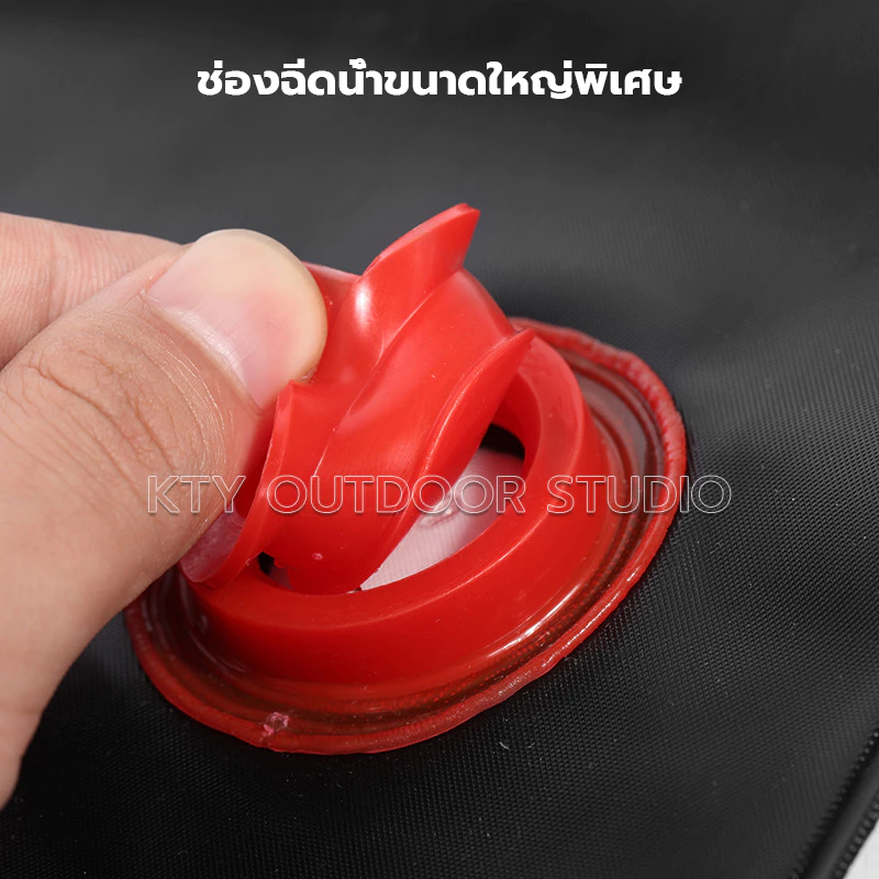 ถุงอาบน้ำ 20L แคมป์ปิ้ง อุปกรณ์แคมปิ้ง ถุงอาบน้ำพลังงานแสงอาทิตย์ camping ถุงอาบน้ำกลางแจ้ง เดินป่าถุงน้ำพีวีซีอุปกรณ์ตั thumbnail 8