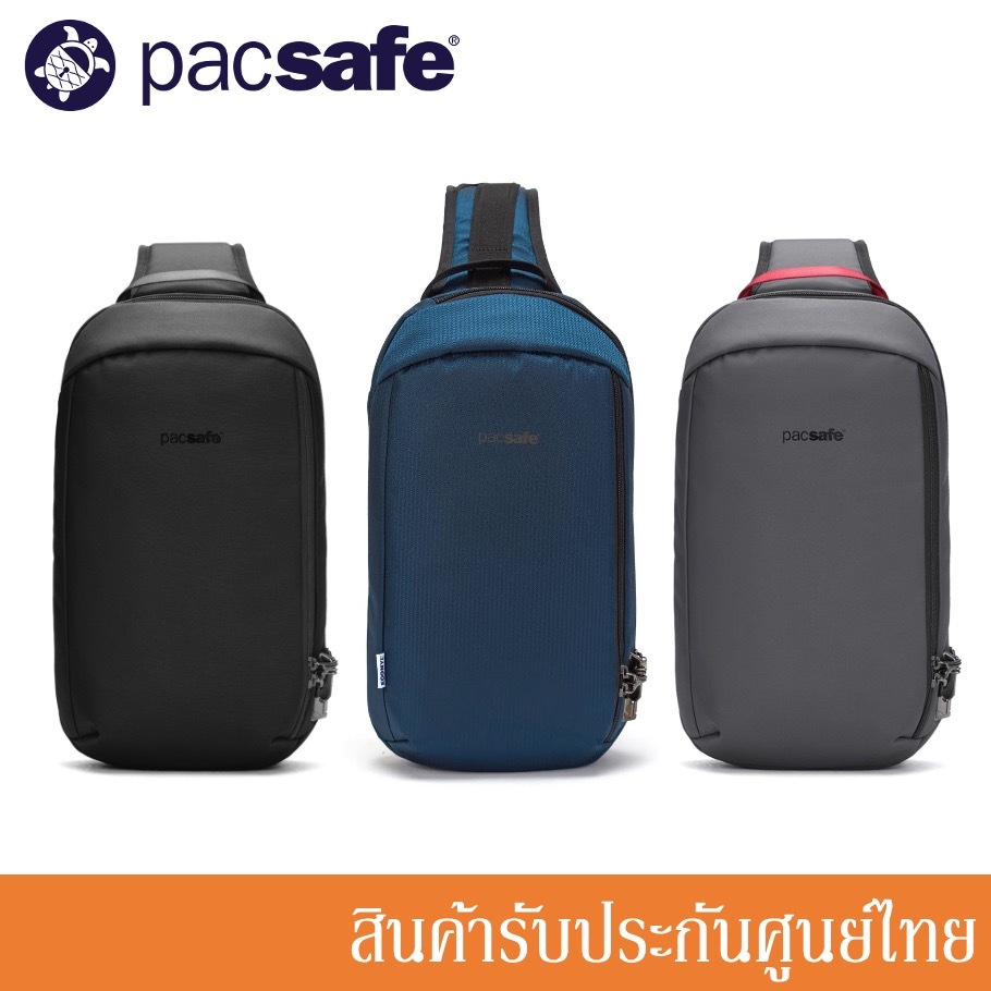 Pacsafe กระเป๋า สะพายไหล่ V Tech Sling ป้องกันการโจรกรรม Vibe 325 Anti-theft Sling Pack