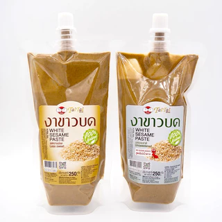 ซอสงาขาว Tahini งาขาวบด (ตราไทไทแบรนด์) Sesame Paste ใช้ทำซอส น้ำจิ้มชาบู น้ำสลัด เสปรดทาขนมปัง แคลเซียมสูงมาก