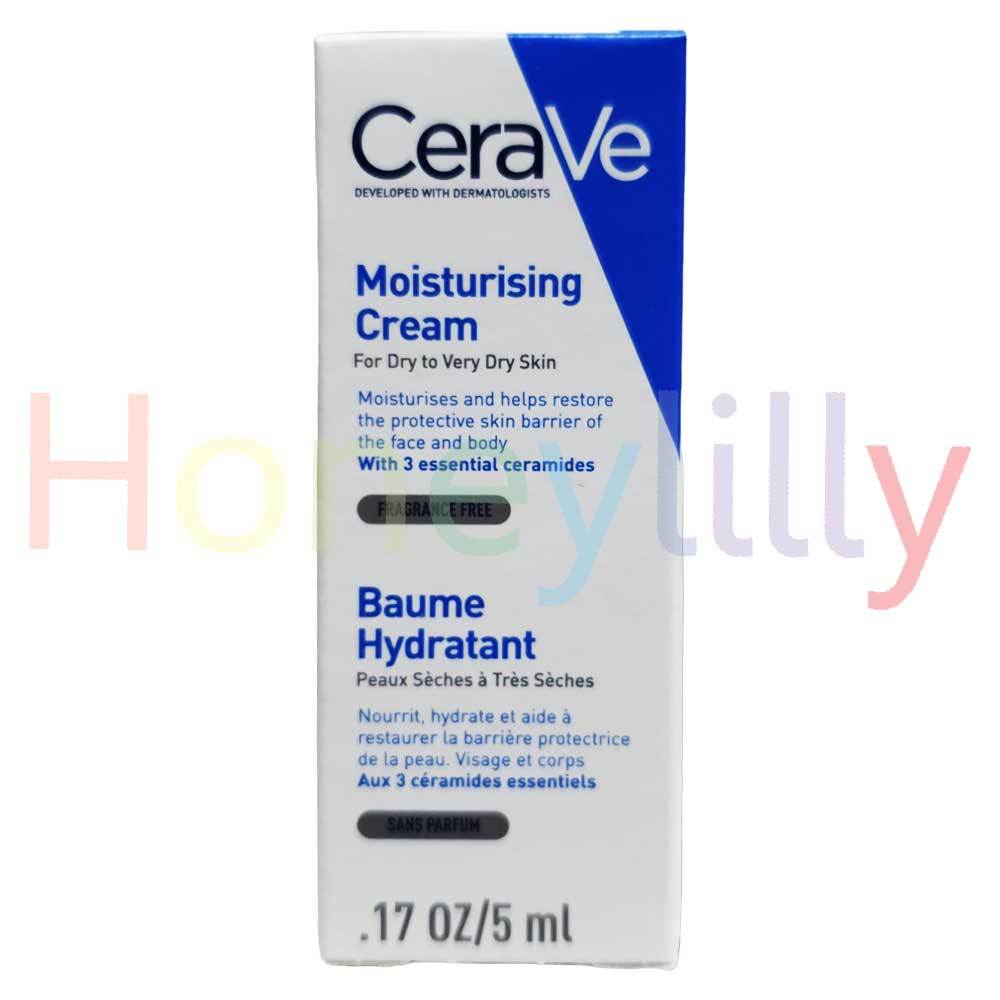 CeraVe Tester ขนาดทดลอง ขนาดพกพา (Lotion, Cream, Cleanser, PM)