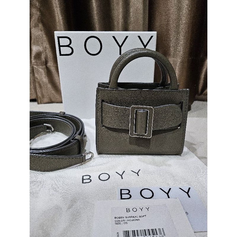 Like new ❤️Boyy bobby surreal soft สี Hojicha