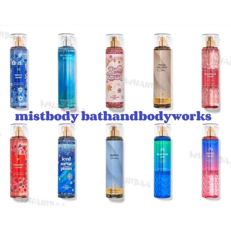 bath and body works mist body spray  ของแท้ 100% #รับประกัน  #พร้อมส่ง #bbw bath &amp; Body