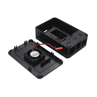 ABS Case พร้อมพัดลม สำหรับ Raspberry Pi 4