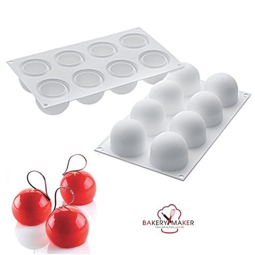 พิมพ์ซิลิโคน มูส ทรงกลม 3D มี 4 ขนาดให้เลือก / แบบหนา Silicone mousse mold ราคา ถูกที่สุด ดีลบีเคเค แกลเลอรีภาพที่ 3