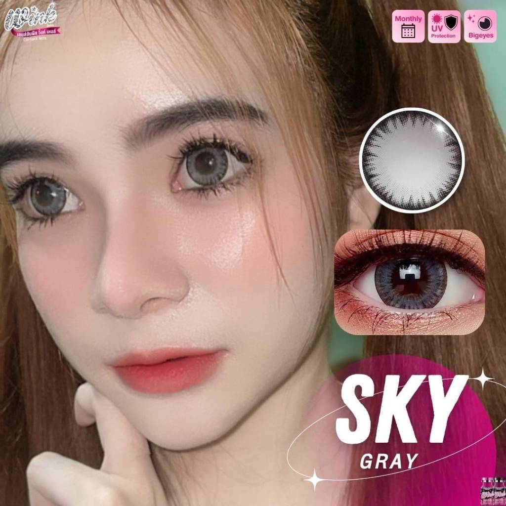 SKY GRAYcontact lens by.winkwow