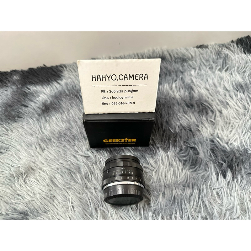 Lens มือหมุน Geekster 35mm f1.7/f1.6/f1.1 for fuji 🧸 มือสอง
