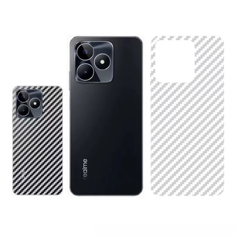ฟิล์มหลังเคฟล่า Realme Note50 Realme C53 RealmeC51ใส่ร่วมกันสองรุ่น กันรอยด้านหลัง กันรอยขีดข่วน ตรงรุ่นพร้อมส่งจากไทย
