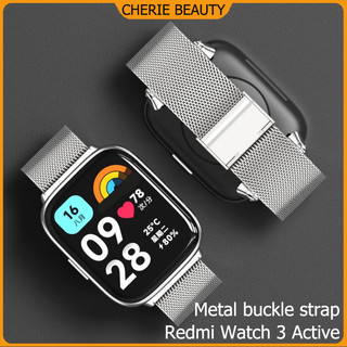 จัดส่งจากไทย สายนาฬิกาสแตนเลส, สายนาฬิกา Redmi Watch 3 Active, สายนาฬิกาหัวเข็มขัดโลหะสแตนเลส