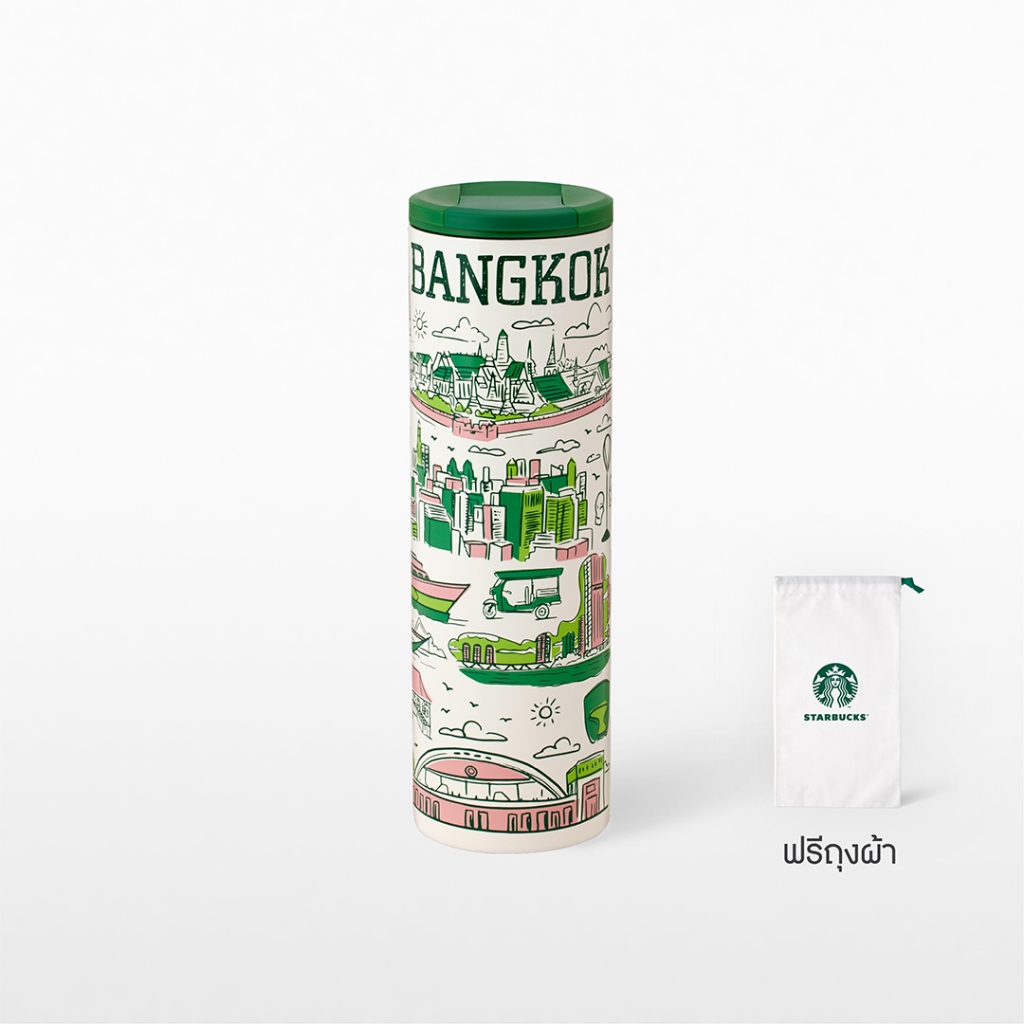 Starbucks Stainless Steel Bangkok Been There 16oz. รูปที่ 4