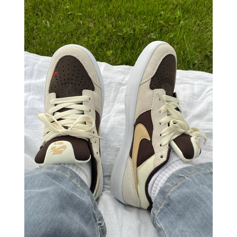 รับประกันของแท้ Nike Force 58 SB ” Sesame Baroque Brown “ ⚠️ร้านผ่อนspaylaterไม่ได้