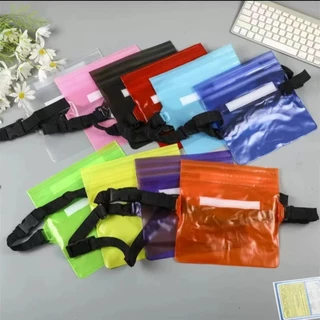 18*22สินค้าใหม่พร้อมส่งในไทย ซองกันน้ำ ซองกันน้ำ ถุงกันน้ำกระเป๋ากันน้ำใส่มือถือเทศกาลสงกรานต์ถุงกันน้ำพีวีซีปิดผนึกสามช