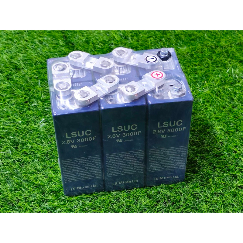 คาปา​ LSUC​ ของแท้​100% แถวคู่ 3x2 super​ cap​ คาปาซิเตอร์​ 16v.500f. ซุปเปอร์คาปา LSUC​ 2.8v.3000f.