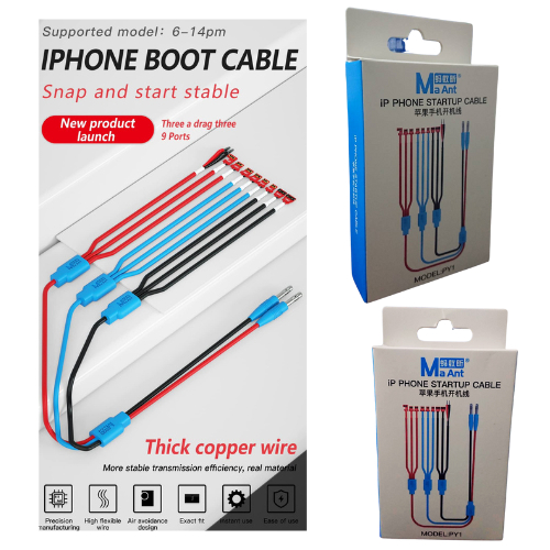 Ma ant PY1 ชุด Apple บูตสายไฟที่มีความยืดหยุ่นสูง