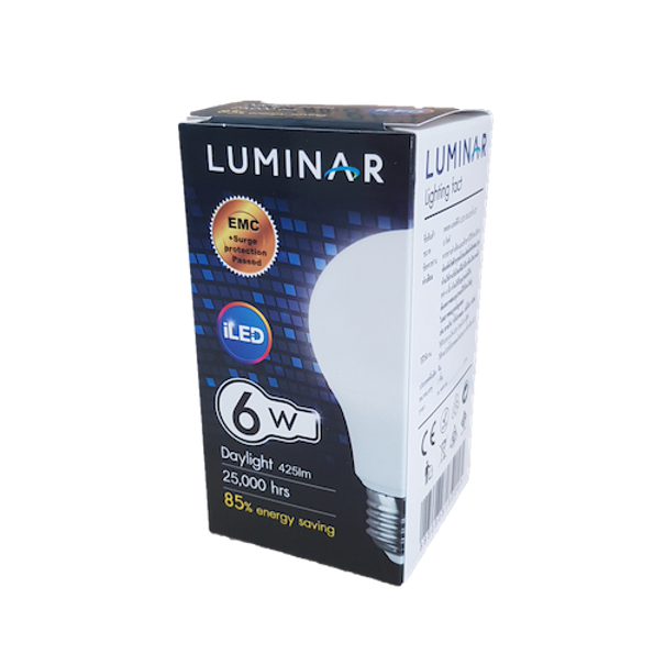 หลอด LED BULB LUMINAR 6W DAYLIGHT