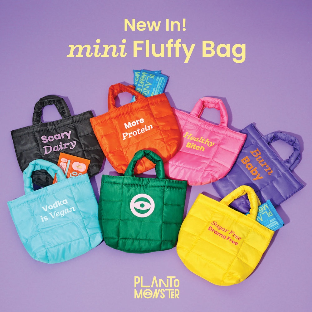 [ PLANTO12 ลด 130 ] Planto Monster : Mini Fluffy Bag กระเป๋าผ้าใบเล็ก น้ำหนักเบา