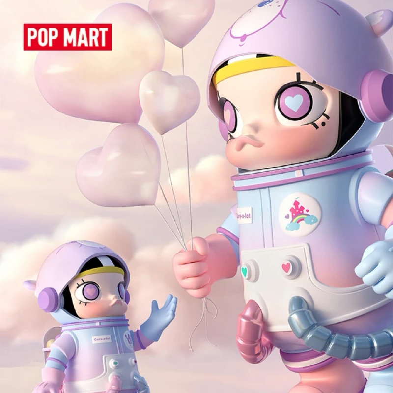 MEGA SPACE MOLLY 400%+100% Care-a-lot Bear [POP MART] ของแท้