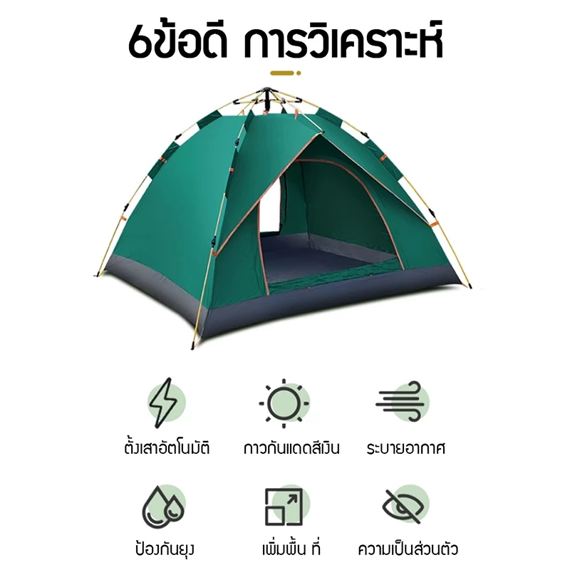 เต็นท์อัตโนมัติ สำหรับ 2-3 คน thumbnail 6