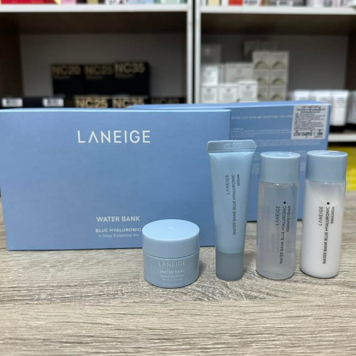 Laneige Water Bank Blue Hyaluronic Essential Kit [4Items]