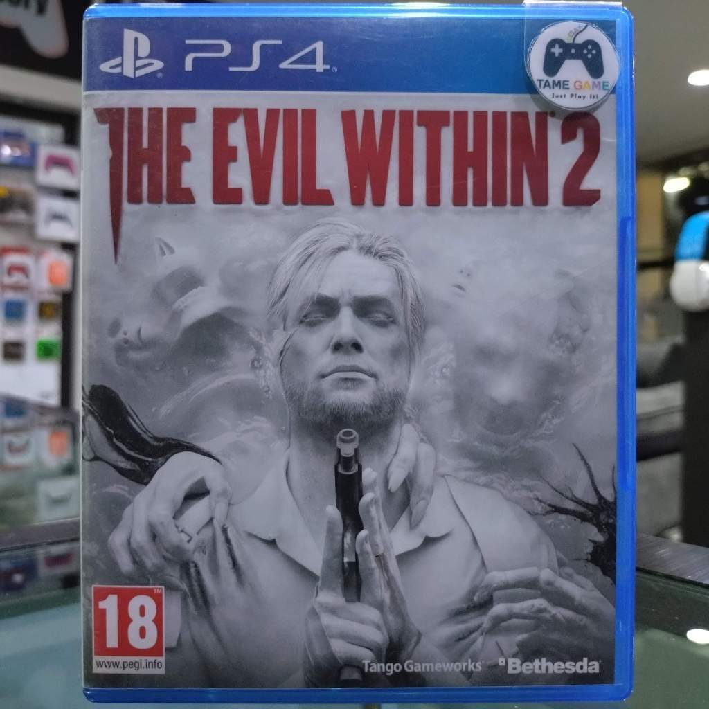 (ภาษาอังกฤษ) มือ2 PS4 The Evil Within 2 แผ่นPS4 เกมPS4 มือสอง (เล่นกับ PS5 ได้ Psychobreak 2 Psycho Break 2)