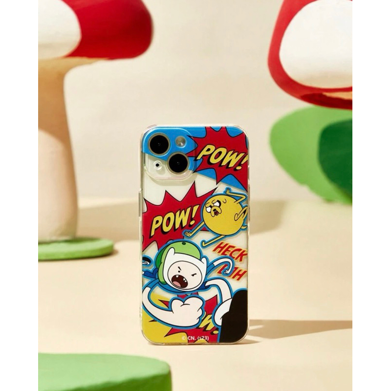 เคสไอโฟนใสสกีนลาย i7-15promax (Case iphone) แอดแวนเจอร์ ไทม์ (สินค้างานลิขสิทธิ์แท้100% X Adventure Time) การ์ตูน