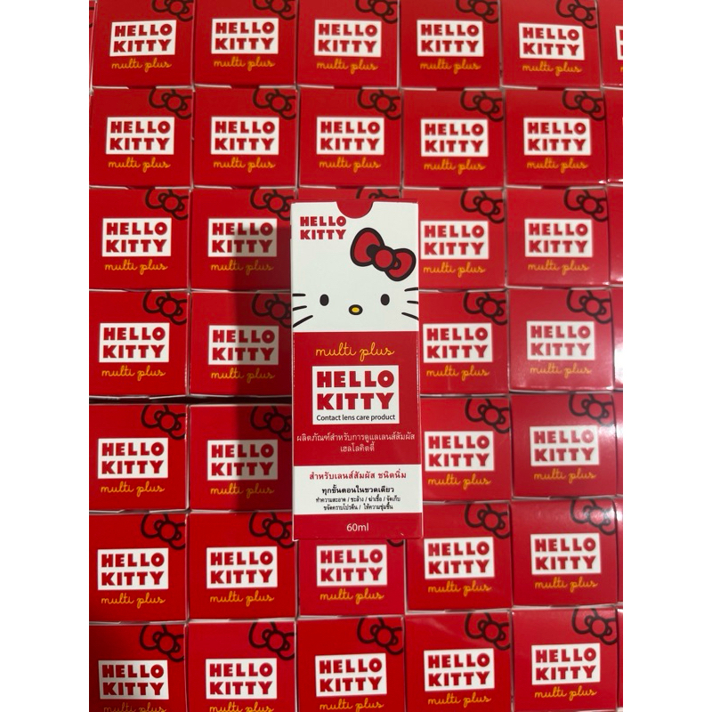 น้ำยาล้างคอนแทคเลนส์ Hello Kitty 60ml. Contact Lens Care Products💦 Made in Korean