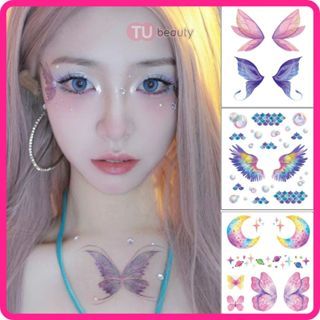 แทททู ผีเสื้อ ติดหน้า-ร่างกาย