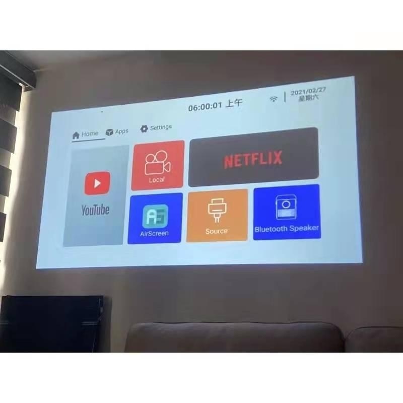 MONOZ โปรเจคเตอร์ Q3 Pro Full HD 4K 1080P Lumen Bluetooth Projector ...