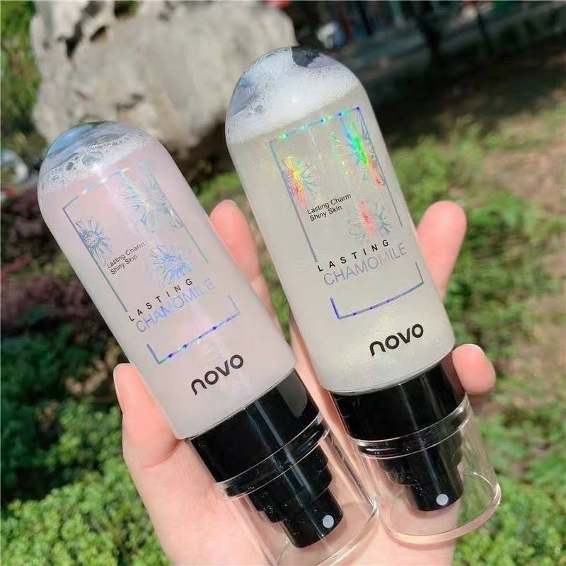 ((MS002)) สเปรย์บล็อกเครื่องสำอางค์ ไฮไลต์หน้าฉ่ำวาว NOVO moisturizing makeup spray - รูปที่ 4