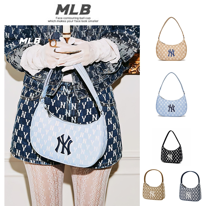 กระเป๋า MLB กระเป๋าสะพายไหล่ NY UNISEX CURVED CAPNY NEW YORK YANKEE แท้ 100%